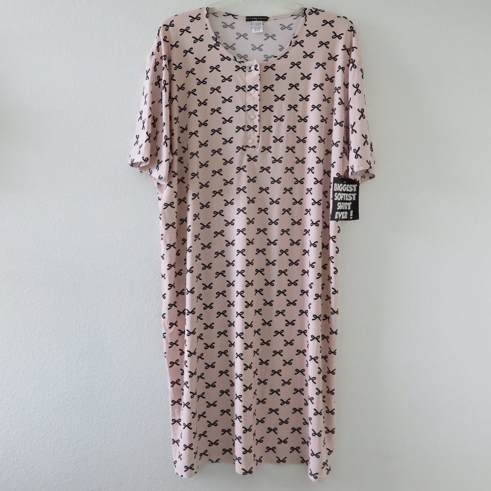 (#K-1) Not a morning person PJ gown plus size one size